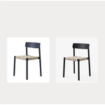 Elegant Ash Wood Linen Chair for Modern Dining Spaces fld-2754-ch