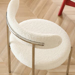 Cozy Faux Sherpa Chair - Stylish and Comfortable Seating for Any Room fld-2759