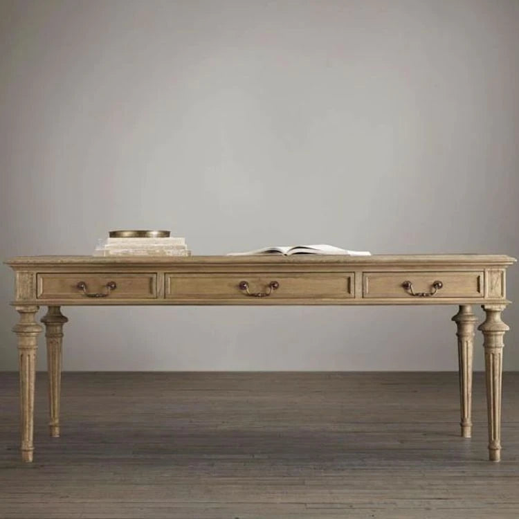 Elegant Oak Multi-Layer Board Table - Timeless Design for Home or Office Workspace fljgj-2109