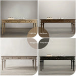 Elegant Oak Multi-Layer Board Table - Timeless Design for Home or Office Workspace fljgj-2109
