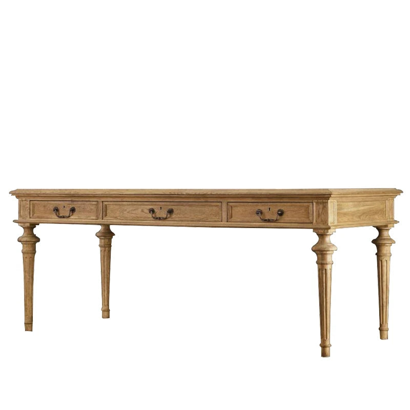Elegant Oak Multi-Layer Board Table - Timeless Design for Home or Office Workspace fljgj-2109