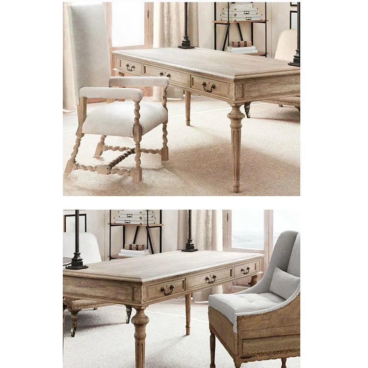 Elegant Oak Multi-Layer Board Table - Timeless Design for Home or Office Workspace fljgj-2109