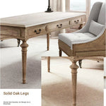 Elegant Oak Multi-Layer Board Table - Timeless Design for Home or Office Workspace fljgj-2109