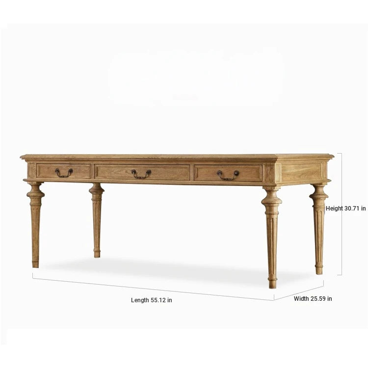 Elegant Oak Multi-Layer Board Table - Timeless Design for Home or Office Workspace fljgj-2109