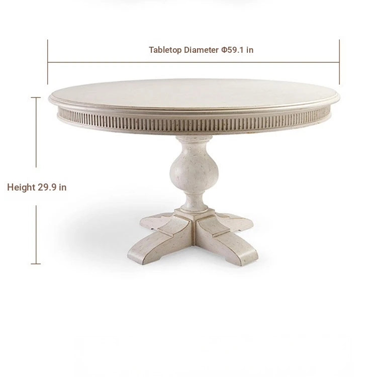 Elegant Oak Multi-Layer Board Round Dining Table – Perfect for Modern and Classic Interiors fljgj-2112