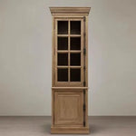 Elegant Oak Multi-Layer Board Glass Cabinet - Stylish Storage Solution for Your Home fljgj-2116