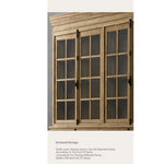 Elegant Oak Multi-Layer Board Glass Cabinet - Stylish Storage Solution for Your Home fljgj-2116