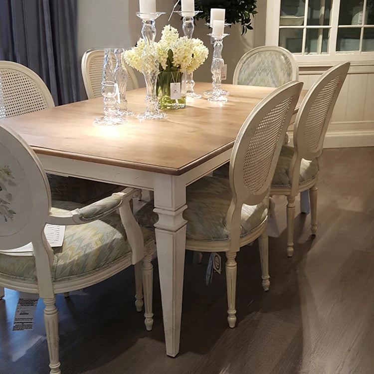 Elegant Oak Multi-Layer Board Dining Table - Perfect for Modern Interiors fljgj-2118