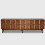 Stylish Oak Multi-Layer Board TV Cabinet with Unique Design and Ample Storage Space fljgj-2122