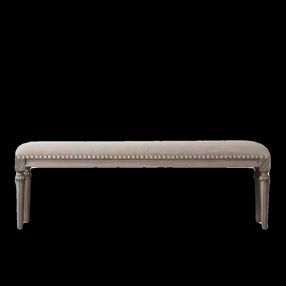 Elegant Oak Stool with PU Leather Upholstery - Versatile Multi-layer Design for Stylish Seating fljgj-2123