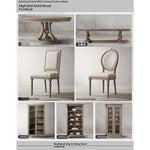 Elegant Oak Stool with PU Leather Upholstery - Versatile Multi-layer Design for Stylish Seating fljgj-2123