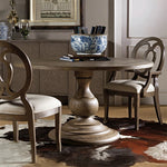 Elegant Oak Multi-layer Round Dining Table - Timeless Design for Modern Homes fljgj-2125