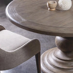 Elegant Oak Multi-layer Round Dining Table - Timeless Design for Modern Homes fljgj-2125