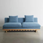 Stylish Pine Ash Wood Sofa with Cotton-Ramie Fabric - Trendy Home Comfort for Modern Living Spaces fljgj-2127
