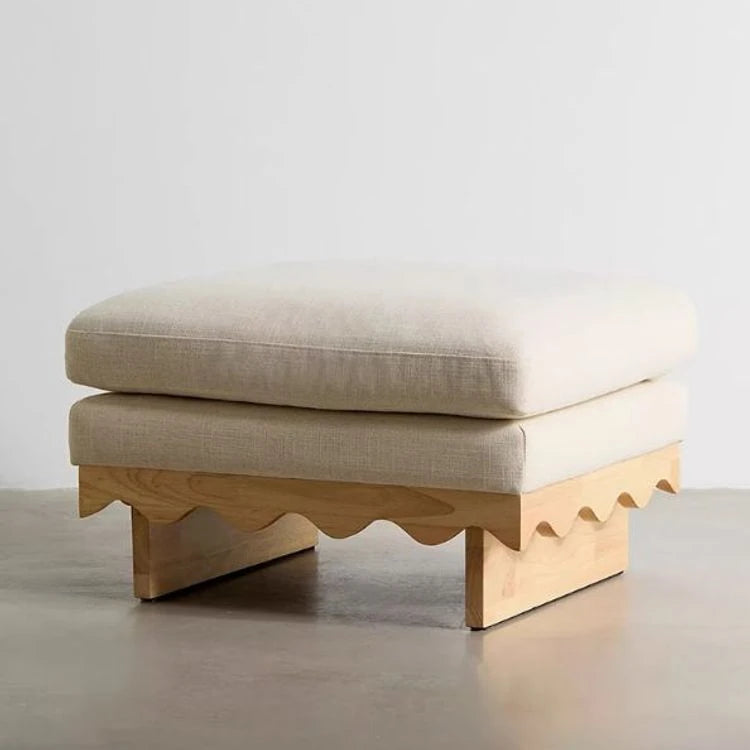 Stylish Pine Ash Wood Sofa with Cotton-Ramie Fabric - Trendy Home Comfort for Modern Living Spaces fljgj-2127