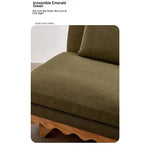 Stylish Pine Ash Wood Sofa with Cotton-Ramie Fabric - Trendy Home Comfort for Modern Living Spaces fljgj-2127