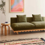 Stylish Pine Ash Wood Sofa with Cotton-Ramie Fabric - Trendy Home Comfort for Modern Living Spaces fljgj-2127