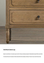 Chic Oak Stainless Bedside Cupboard with 3 Drawers – Elegant Storage Solution for Any Bedroom fljgj-2131