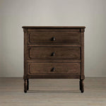 Elegant Oak Stainless Cabinet with Three Drawers – Modern Storage Solution for Any Room fljgj-2132