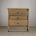 Elegant Oak Stainless Cabinet with Three Drawers – Modern Storage Solution for Any Room fljgj-2132