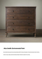 Elegant Oak Stainless Cabinet with Three Drawers – Modern Storage Solution for Any Room fljgj-2132