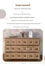 Stylish Oak Multi-Layer Board Cabinet with Vintage Drawer Handles – Perfect Storage Solution for Any Room fljgj-2134