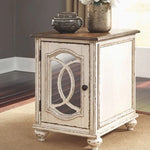 Chic Oak Multi-layer Board Bedside Cupboard with Glass Top - Elegant Storage Solution for Modern Homes fljgj-2137