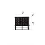 Stylish Oak Multi-Layer Board Cabinet with Unique Patterned Doors – Perfect Storage Solution for Modern Homes! fljgj-2139