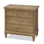 Stylish Oak Bedside Cupboard with 3 Drawers - Elegant Multi-Layer Design for Your Bedroom fljgj-2140