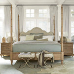 Stylish Oak Bedside Cupboard with 3 Drawers - Elegant Multi-Layer Design for Your Bedroom fljgj-2140
