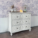 Elegant Oak Multi-Layer Board Cabinet with Intricate Carvings | Chic Storage Solution for Any Room fljgj-2142