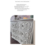 Elegant Oak Multi-Layer Board Cabinet with Intricate Carvings | Chic Storage Solution for Any Room fljgj-2142