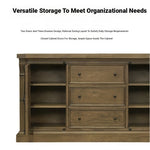 Elegant Oak Multi-Layer Board Cabinet - Stylish Storage Solution for Your Home fljgj-2148
