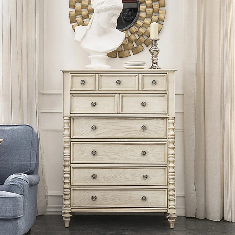 Elegant Oak Multi-Layer Board Cabinet with Vintage Charm - Perfect Storage Solution for Home Décor fljgj-2149