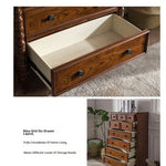 Elegant Oak Multi-Layer Board Cabinet with Vintage Charm - Perfect Storage Solution for Home Décor fljgj-2149