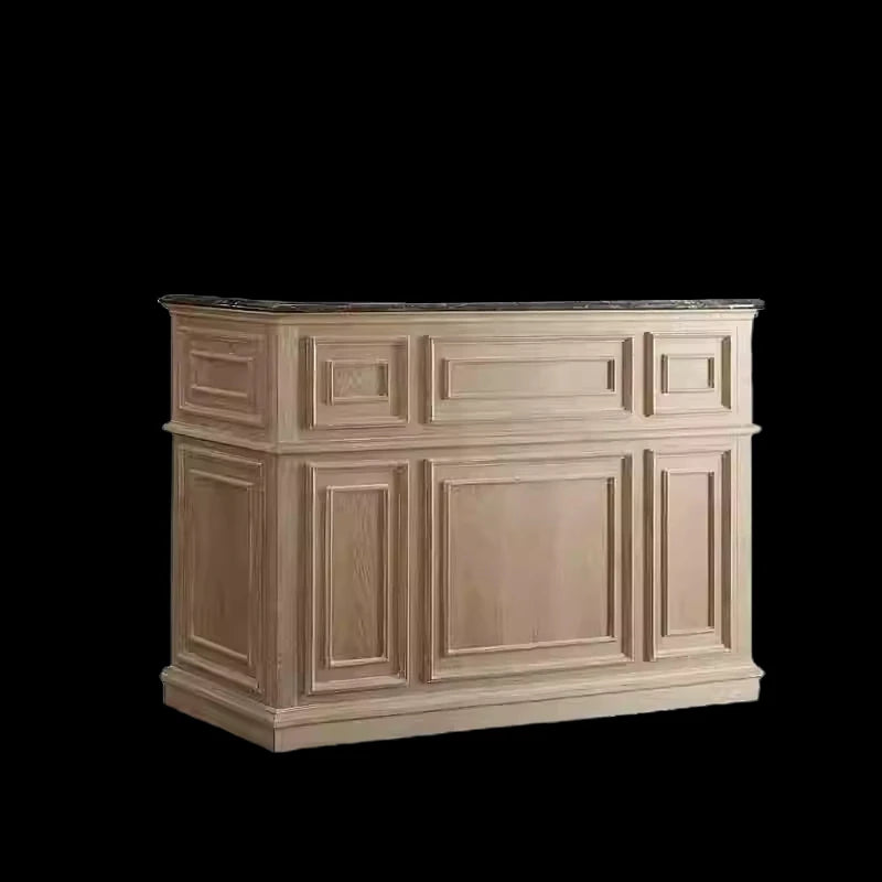 Stylish Oak Multi-Layer Board Marble Cabinet – Elegant Storage Solution for Every Home fljgj-2150