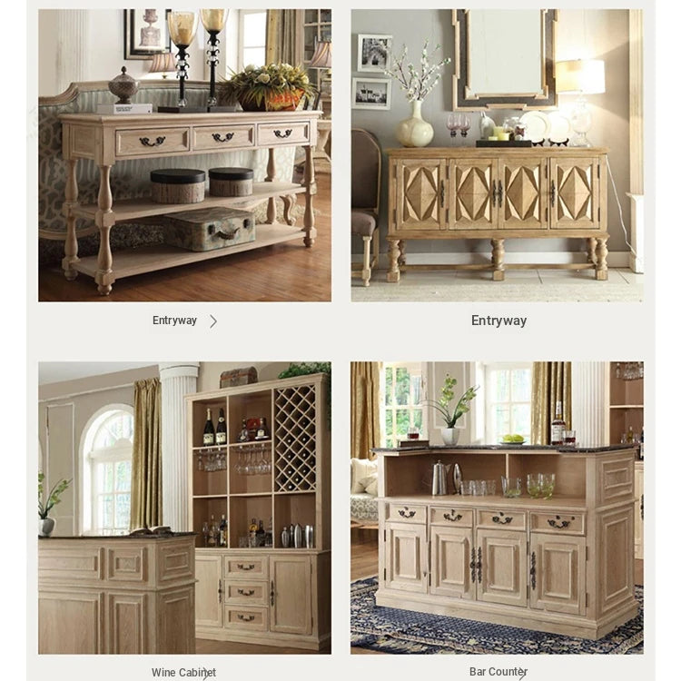 Stylish Oak Multi-Layer Board Marble Cabinet – Elegant Storage Solution for Every Home fljgj-2150