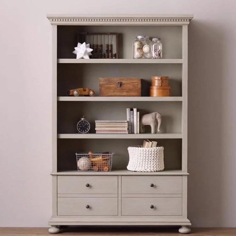 Elegant Oak Multi-Layer Board Cabinet with Spacious Shelves and Drawers for Stylish Storage fljgj-2151