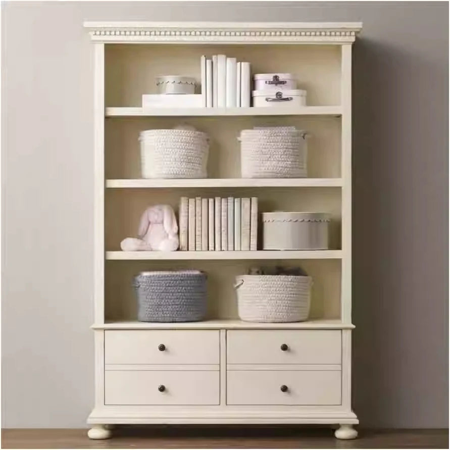 Elegant Oak Multi-Layer Board Cabinet with Spacious Shelves and Drawers for Stylish Storage fljgj-2151