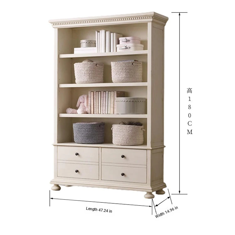 Elegant Oak Multi-Layer Board Cabinet with Spacious Shelves and Drawers for Stylish Storage fljgj-2151