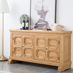 Rustic Oak Multi-Layer TV Cabinet with Elegant Design - Stylish Entertainment Storage Solution fljgj-2153