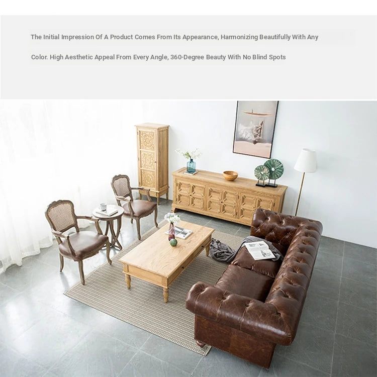 Rustic Oak Multi-Layer TV Cabinet with Elegant Design - Stylish Entertainment Storage Solution fljgj-2153