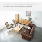 Rustic Oak Multi-Layer TV Cabinet with Elegant Design - Stylish Entertainment Storage Solution fljgj-2153