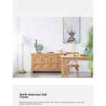 Rustic Oak Multi-Layer TV Cabinet with Elegant Design - Stylish Entertainment Storage Solution fljgj-2153