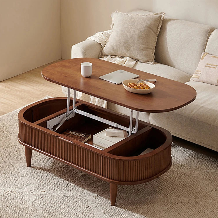 Stylish Solid Wood Coffee Table with Lift-Top and Storage – Perfect for Living Room Décor! fls-5329