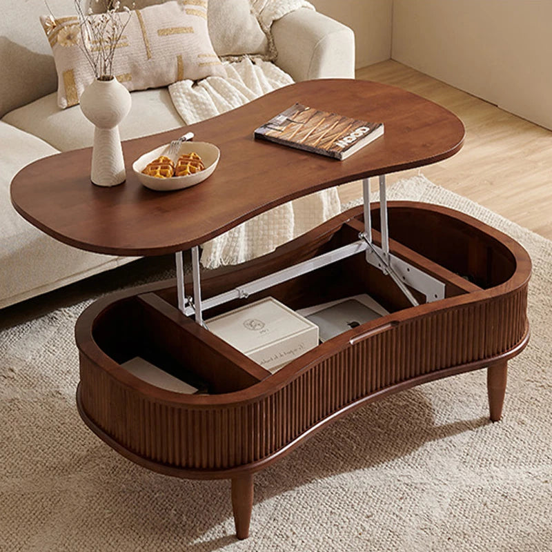Stylish Solid Wood Coffee Table with Lift-Top and Storage – Perfect for Living Room Décor! fls-5329