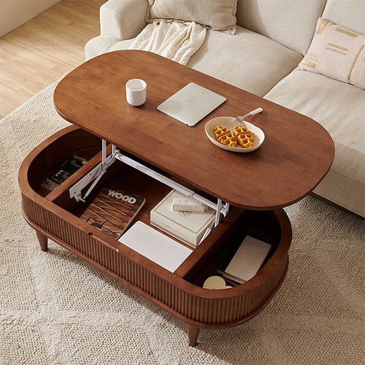 Stylish Solid Wood Coffee Table with Lift-Top and Storage – Perfect for Living Room Décor! fls-5329