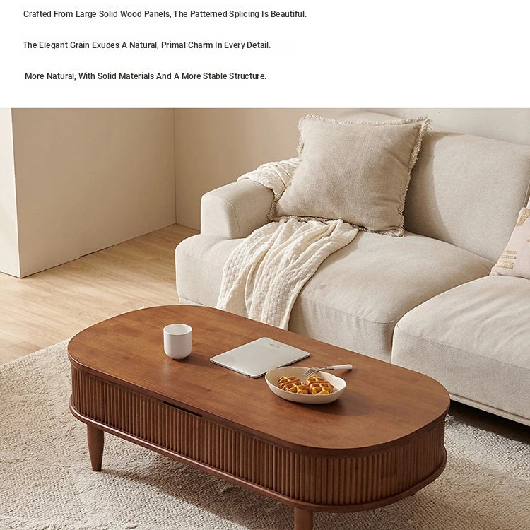 Stylish Solid Wood Coffee Table with Lift-Top and Storage – Perfect for Living Room Décor! fls-5329