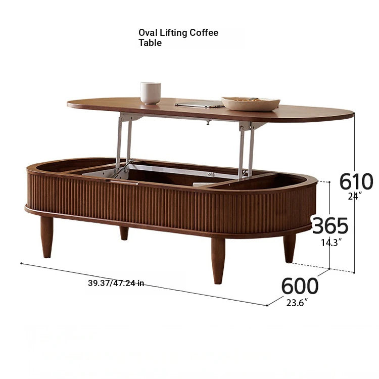 Stylish Solid Wood Coffee Table with Lift-Top and Storage – Perfect for Living Room Décor! fls-5329