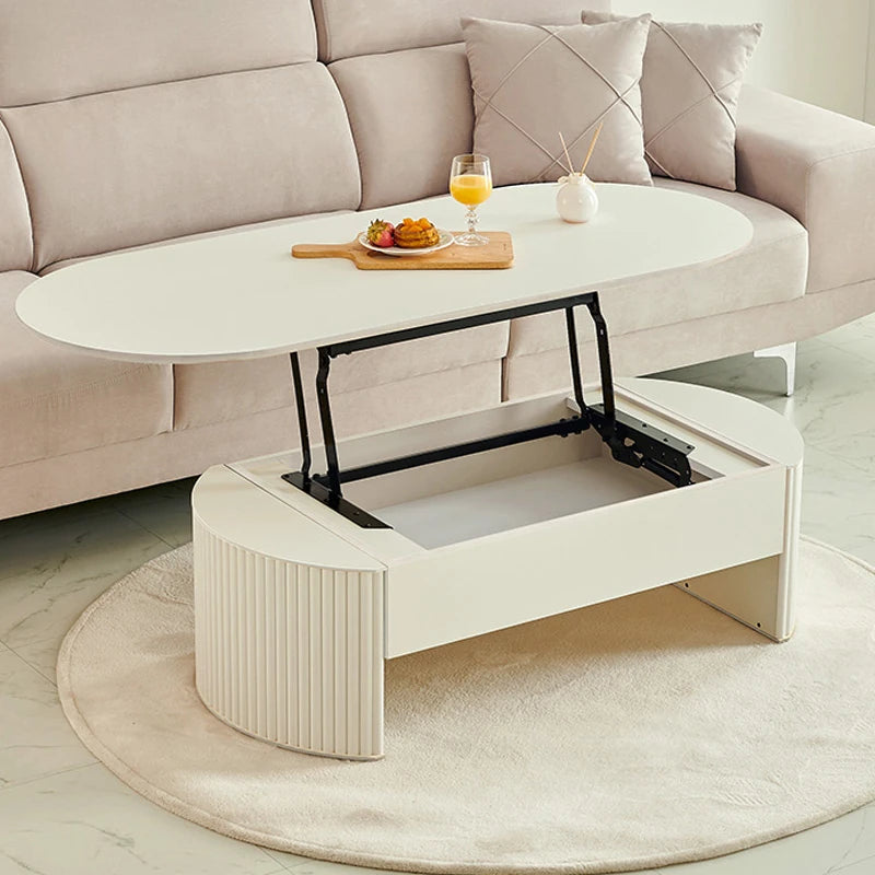 Stylish Lift-Top Coffee Table with Storage - Modern Minimalist Design for Living Room fls-5331